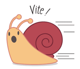 French snail sticker #13839829