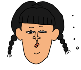 The strange family sticker #13839927