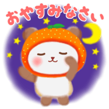 orange panda sticker #13839944