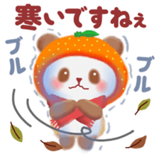 orange panda sticker #13839955