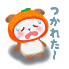 orange panda sticker #13839958