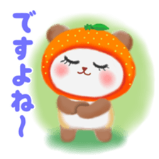 orange panda sticker #13839962