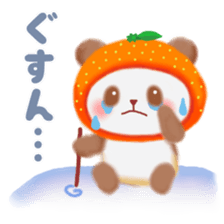 orange panda sticker #13839966