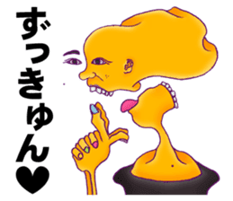 Sketches of Girls are Singing on Slopes sticker #13839982