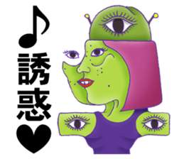 Sketches of Girls are Singing on Slopes sticker #13839983