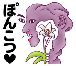 Sketches of Girls are Singing on Slopes sticker #13839993