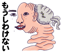 Sketches of Girls are Singing on Slopes sticker #13839998