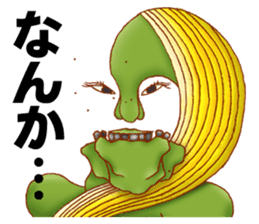 Sketches of Girls are Singing on Slopes sticker #13840009