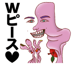 Sketches of Girls are Singing on Slopes sticker #13840010