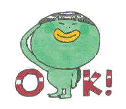 Hello! Kappa-kun sticker #13840158