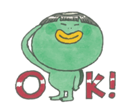 Hello! Kappa-kun sticker #13840158