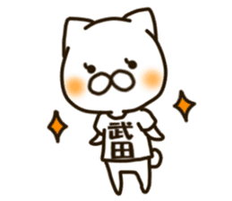 TAKEDA-cat sticker #13840396