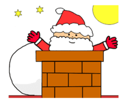 Move, Santa Claus & Xmas sticker #13841045