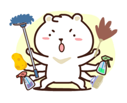 dou wha & mochi Vol.2(Moving & cleaning) sticker #13841067