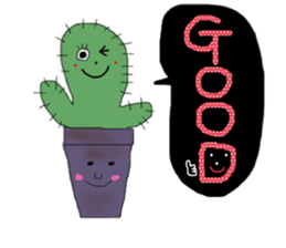 cactus lover sticker #13841943