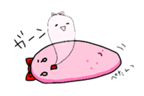 couple sea cucumber sticker #13842982