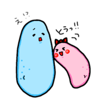 couple sea cucumber sticker #13842998