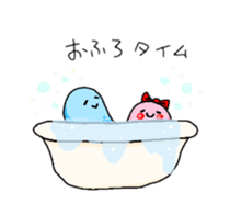 couple sea cucumber sticker #13843009