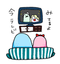 couple sea cucumber sticker #13843010