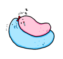 couple sea cucumber sticker #13843012