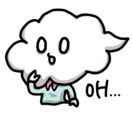 Cloud sir sticker #13843175