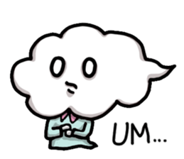 Cloud sir sticker #13843181