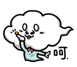 Cloud sir sticker #13843190
