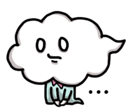 Cloud sir sticker #13843194