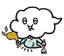 Cloud sir sticker #13843204