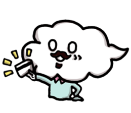 Cloud sir sticker #13843213