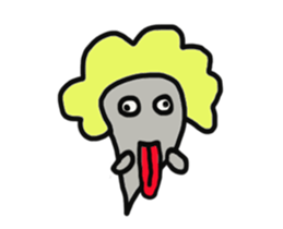 unafraid ghost sticker #13843695