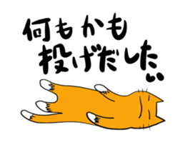 Cat & frog 11 sticker #13843874