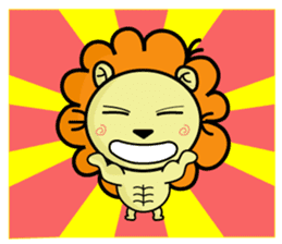 BEN LION FACE STICKER VER.23 sticker #13844086