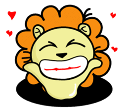 BEN LION FACE STICKER VER.23 sticker #13844094