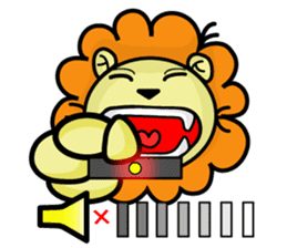 BEN LION FACE STICKER VER.23 sticker #13844095