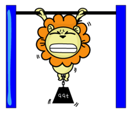 BEN LION FACE STICKER VER.23 sticker #13844096