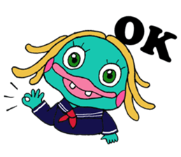 Kappa Girl LuLu's Daily Life sticker #13844103