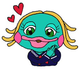 Kappa Girl LuLu's Daily Life sticker #13844108