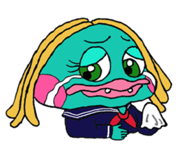Kappa Girl LuLu's Daily Life sticker #13844111