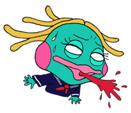 Kappa Girl LuLu's Daily Life sticker #13844123