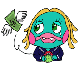 Kappa Girl LuLu's Daily Life sticker #13844127