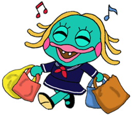 Kappa Girl LuLu's Daily Life sticker #13844128
