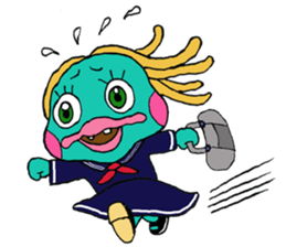 Kappa Girl LuLu's Daily Life sticker #13844129