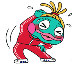 Kappa Girl LuLu's Daily Life sticker #13844137