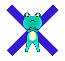 Haughty frog 5 sticker #13844312