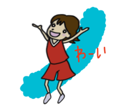 Basketball player sticker #13844433