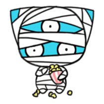 Three eyes cat of the Mumai sticker #13844990