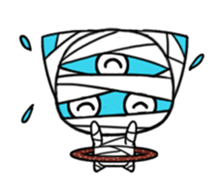 Three eyes cat of the Mumai sticker #13844994