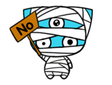 Three eyes cat of the Mumai sticker #13844996