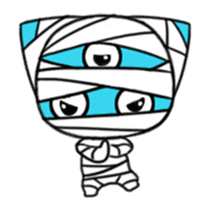 Three eyes cat of the Mumai sticker #13844997